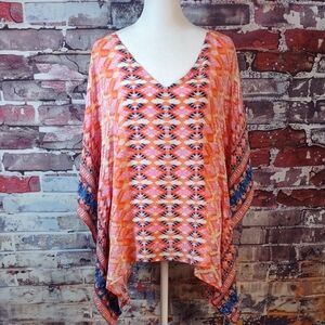 Tolani "Briyana" Silk Caftan Style Top